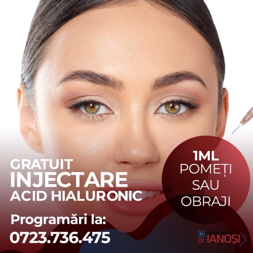 Injectare Acid Hialuronic - GRATIS