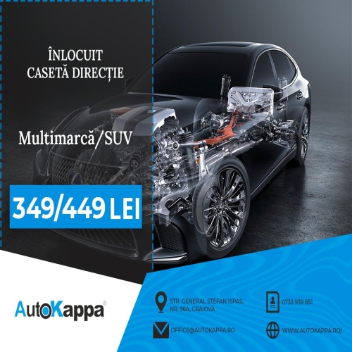 Înlocuire casetă de direcție