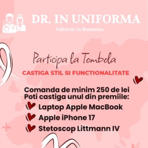 Participă la Tombola Doctor în Uniformă și câștigă stil & funcționalitate!