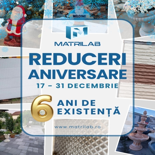 6 ani de Matrilab – reduceri aniversare pentru matrițe profesionale din plastic img.0