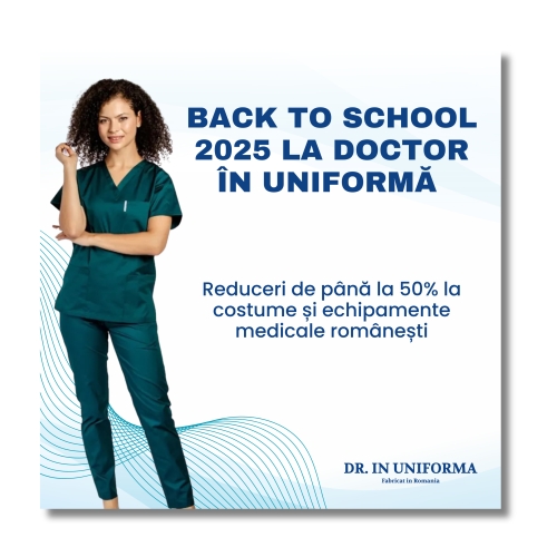 Back to School 2025 la Doctor în Uniformă – Reduceri de până la 50% la echipamentele medicale