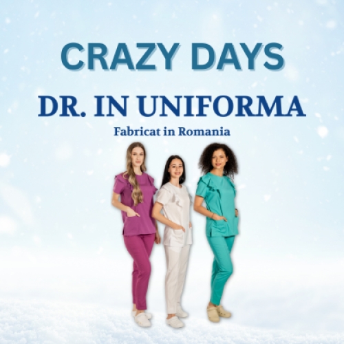 Uniforma în care îți petreci ziua contează. Doctor în Uniformă vine cu reduceri